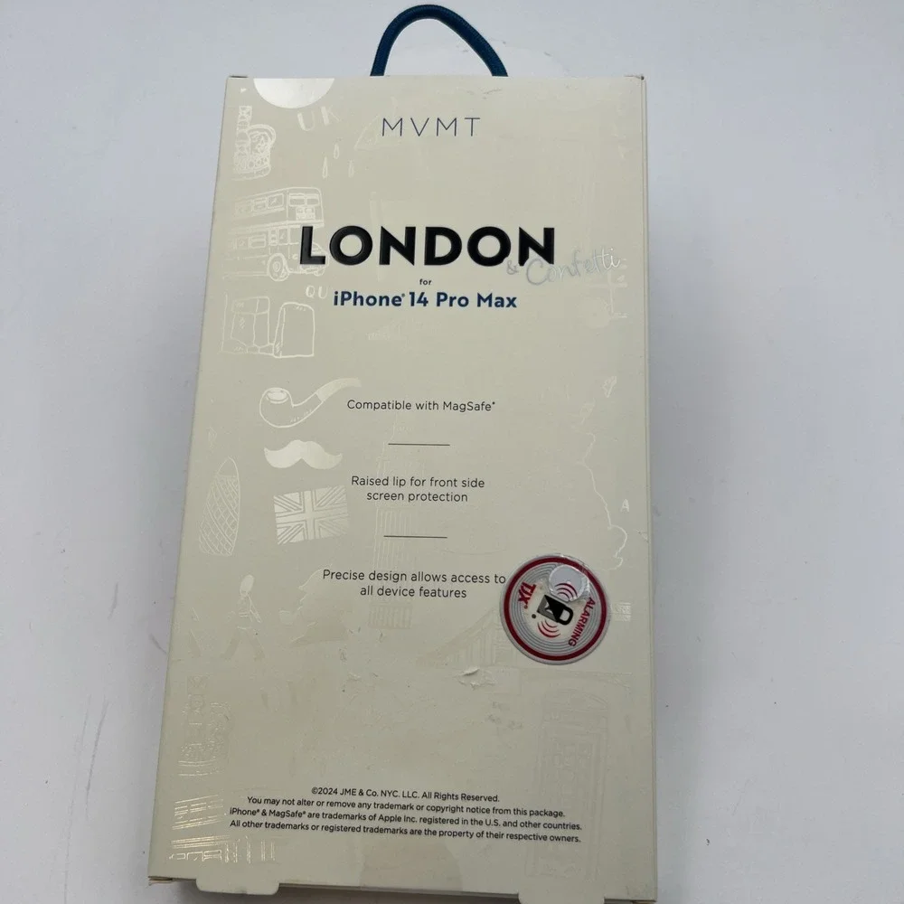MVMT London & Confetti Liquid Glitter Magnetic Case Iphone 14 Pro Max NEW‎